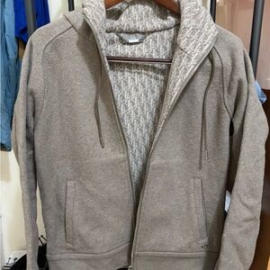 Men's Beige Hooded Sweater